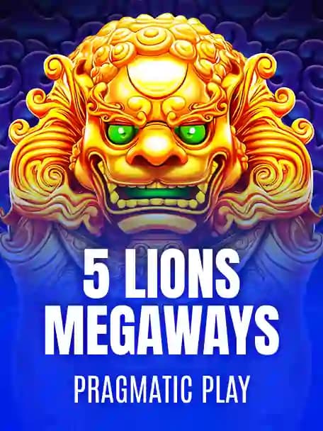 5 Lions Megaways slot poster