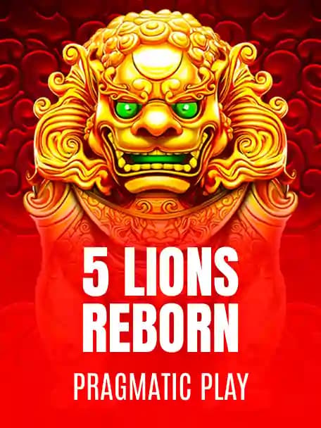 5 Lions Reborn slot poster