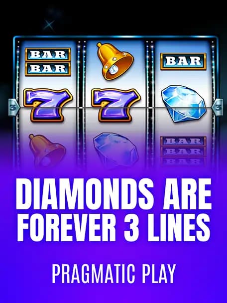 Diamonds are Forever 3 Lines slot poster