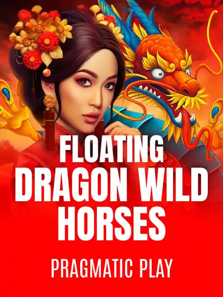 Floating Dragon Wild Horses slot poster