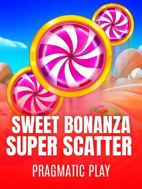 Sweet Bonanza Super Scatter slot poster